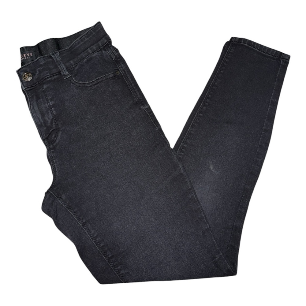 Women’s Curve Appeal Black Skinny Jeans - 4/27